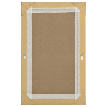 vidaXL Καθρέφτης Τοίχου με Μπαρόκ Στιλ Χρυσός 50 x 80 εκ.
