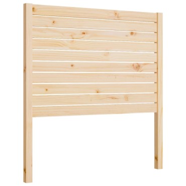 vidaXL Κεφαλάρι Κρεβατιού 81x4x100cm από Μασίφ Ξύλο Πεύκου 1 τεμ.