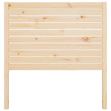 vidaXL Κεφαλάρι Κρεβατιού 81x4x100cm από Μασίφ Ξύλο Πεύκου 1 τεμ.