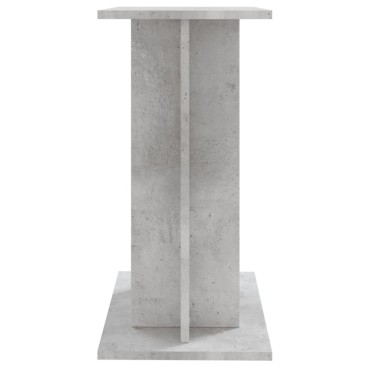 vidaXL Βάση Ενυδρείου Γκρι Σκυροδ. 60x30x60 εκ. από Επεξεργασμένο Ξύλο