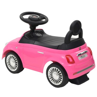 vidaXL Περπατούρα Fiat 500 Ροζ