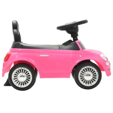 vidaXL Περπατούρα Fiat 500 Ροζ