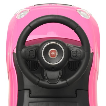 vidaXL Περπατούρα Fiat 500 Ροζ