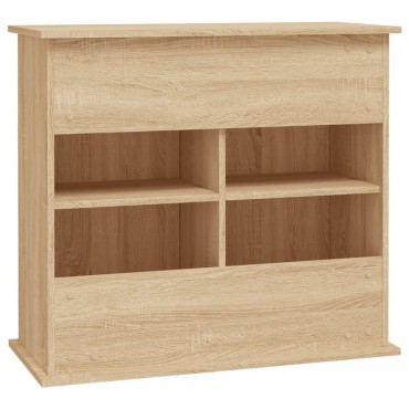 vidaXL Βάση Ενυδρείου Sonoma Δρυς 81x36x73 εκ. από Επεξεργασμένο Ξύλο