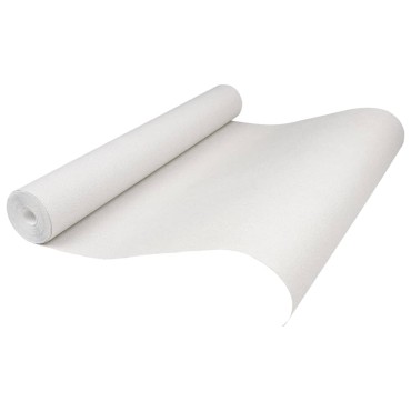 vidaXL Ταπετσαρία 3D Μονόχρωμη Λευκή 10x0,53μ Non-woven