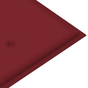 vidaXL Παγκάκι Κήπου από Μπαμπού με Μαξιλάρι 120x55x90cm 1 τεμ.