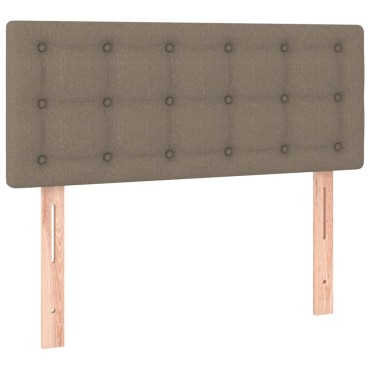 vidaXL Κεφαλάρι Κρεβατιού LED Taupe 80x5x78/88cm Υφασμάτινο 1 τεμ.