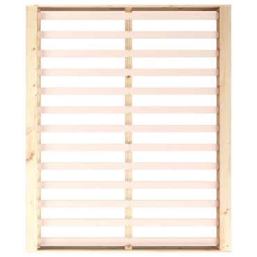 vidaXL Πλαίσιο Κρεβατιού 180 x 200 εκ. Μασίφ Ξύλο Super King Size