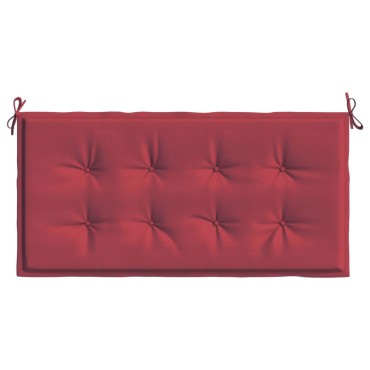 vidaXL Μαξιλάρι Πάγκου Κήπου Μπορντό 120x50x4cm Ύφασμα Oxford