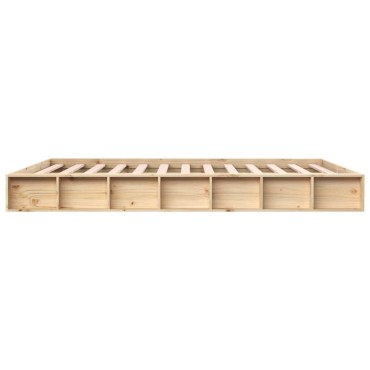 vidaXL Πλαίσιο Κρεβατιού 120x200cm από Μασίφ Ξύλο 1 τεμ. - Μονό