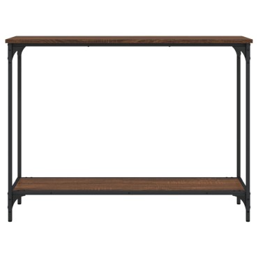 vidaXL Τραπέζι Κονσόλα Καφέ Δρυς 101x30,5x75cm Επεξεργασμένο Ξύλο 1 τεμ.
