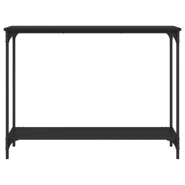 vidaXL Τραπέζι Κονσόλα Μαύρο 101x30,5x75cm από Επεξεργ. Ξύλο 1 τεμ.