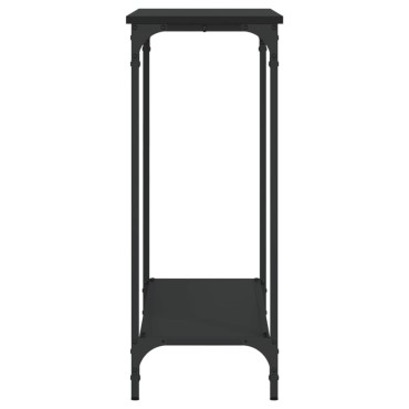vidaXL Τραπέζι Κονσόλα Μαύρο 101x30,5x75cm από Επεξεργ. Ξύλο 1 τεμ.