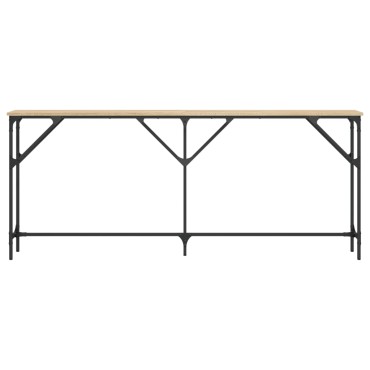 vidaXL Τραπέζι Κονσόλα Sonoma Δρυς 180x23x75cm Επεξεργασμένο Ξύλο 1 τεμ.