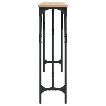 vidaXL Τραπέζι Κονσόλα Sonoma Δρυς 180x23x75cm Επεξεργασμένο Ξύλο 1 τεμ.