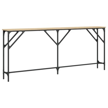 vidaXL Τραπέζι Κονσόλα Sonoma Δρυς 180x23x75cm Επεξεργασμένο Ξύλο 1 τεμ.