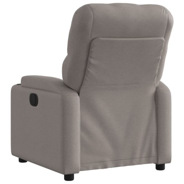 vidaXL Πολυθρόνα Ανακλινόμενη Taupe Υφασμάτινη 74x86,5x93,5cm 1 τεμ.