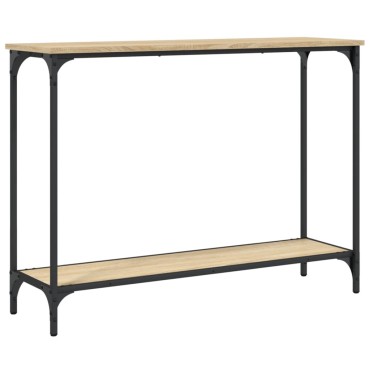 vidaXL Τραπέζι Κονσόλα Sonoma Δρυς 101x30,5x75cm Επεξεργασμένο Ξύλο 1 τεμ.