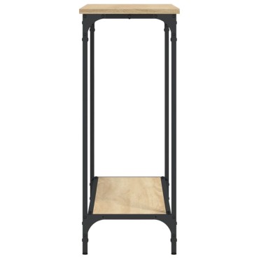 vidaXL Τραπέζι Κονσόλα Sonoma Δρυς 101x30,5x75cm Επεξεργασμένο Ξύλο 1 τεμ.
