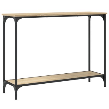 vidaXL Τραπέζι Κονσόλα Sonoma Δρυς 101x30,5x75cm Επεξεργασμένο Ξύλο 1 τεμ.