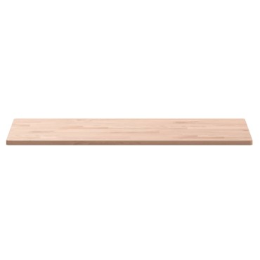 vidaXL Επιφάνεια Τραπεζιού Ορθογώνια 80x40x1,5cm Μασίφ Ξύλο Οξιάς 1 τεμ.