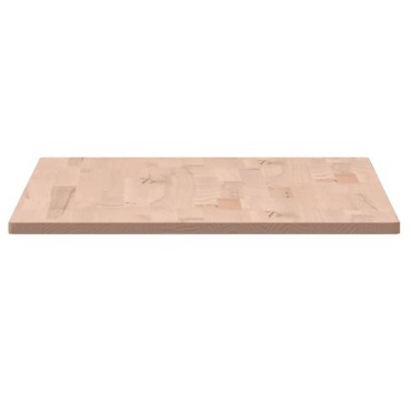 vidaXL Επιφάνεια Τραπεζιού Ορθογώνια 80x40x1,5cm Μασίφ Ξύλο Οξιάς 1 τεμ.