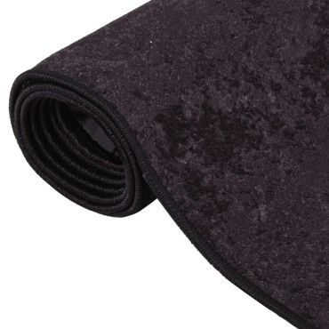 vidaXL Χαλί Πλενόμενο Ανθρακί 400x300cm