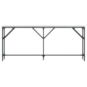vidaXL Τραπέζι Κονσόλα Γκρι Sonoma 180x23x75cm Επεξεργασμένο Ξύλο 1 τεμ.