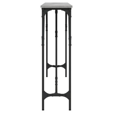 vidaXL Τραπέζι Κονσόλα Γκρι Sonoma 180x23x75cm Επεξεργασμένο Ξύλο 1 τεμ.