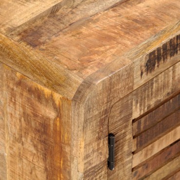 vidaXL Έπιπλο Τηλεόρασης 120x30x40cm από Ακατέργαστο Ξύλο Μάνγκο
