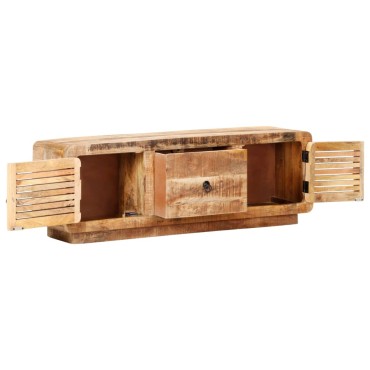 vidaXL Έπιπλο Τηλεόρασης 120x30x40cm από Ακατέργαστο Ξύλο Μάνγκο