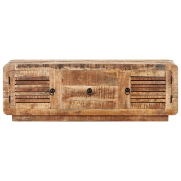 vidaXL Έπιπλο Τηλεόρασης 120x30x40cm από Ακατέργαστο Ξύλο Μάνγκο
