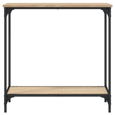 vidaXL Τραπέζι Κονσόλα Sonoma Δρυς 75x30,5x75cm Επεξεργ. Ξύλο 1 τεμ.