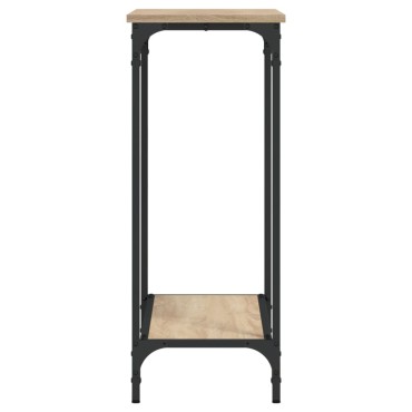 vidaXL Τραπέζι Κονσόλα Sonoma Δρυς 75x30,5x75cm Επεξεργ. Ξύλο 1 τεμ.