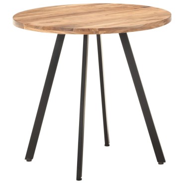vidaXL Τραπεζαρία από Μασίφ Ξύλο Ακακίας 80x75cm 1 τεμ.