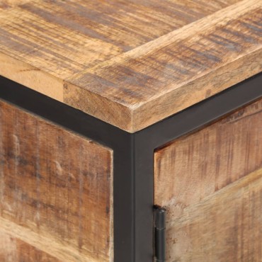 vidaXL Κονσόλα 85x30x80cm από Ακατέργαστο Ξύλο Μάνγκο 1 τεμ.