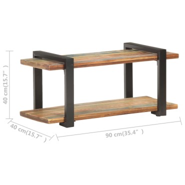 vidaXL Έπιπλο Τηλεόρασης 90x40x40cm από Μασίφ Ανακυκλωμένο Ξύλο
