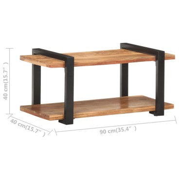 vidaXL Έπιπλο Τηλεόρασης 90x40x40cm από Μασίφ Ξύλο Ακακίας
