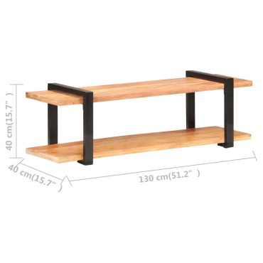 vidaXL Έπιπλο Τηλεόρασης 130x40x40cm από Μασίφ Ξύλο Ακακίας