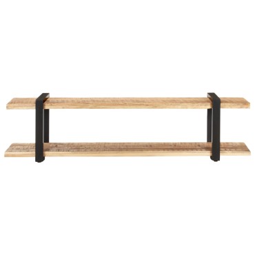 vidaXL Έπιπλο Τηλεόρασης 160x40x40cm Μασίφ Ακατέργαστο Ξύλο Μάνγκο