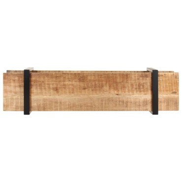 vidaXL Έπιπλο Τηλεόρασης 160x40x40cm Μασίφ Ακατέργαστο Ξύλο Μάνγκο