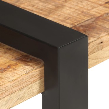 vidaXL Έπιπλο Τηλεόρασης 160x40x40cm Μασίφ Ακατέργαστο Ξύλο Μάνγκο