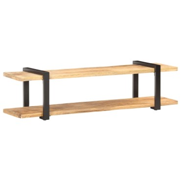 vidaXL Έπιπλο Τηλεόρασης 160x40x40cm Μασίφ Ακατέργαστο Ξύλο Μάνγκο