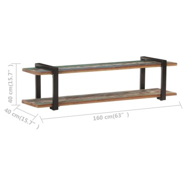 vidaXL Έπιπλο Τηλεόρασης 160x40x40cm από Μασίφ Ανακυκλωμένο Ξύλο