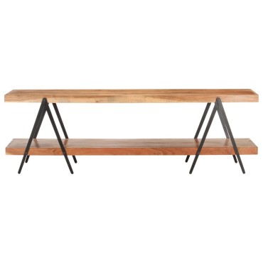 vidaXL Έπιπλο Τηλεόρασης 160x40x50cm από Μασίφ Ξύλο Ακακίας