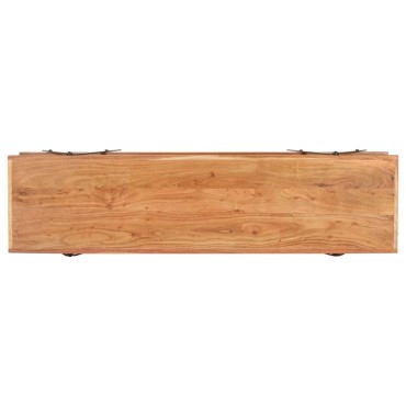 vidaXL Έπιπλο Τηλεόρασης 160x40x50cm από Μασίφ Ξύλο Ακακίας