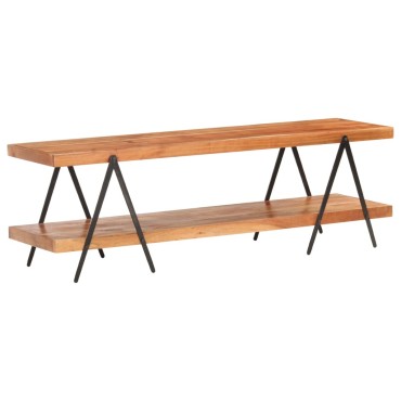 vidaXL Έπιπλο Τηλεόρασης 160x40x50cm από Μασίφ Ξύλο Ακακίας