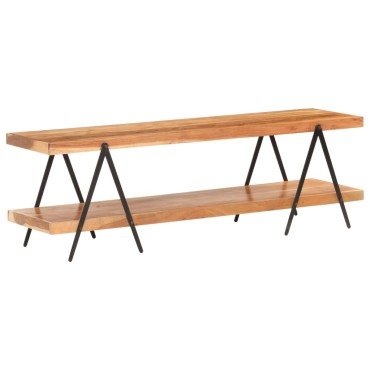 vidaXL Έπιπλο Τηλεόρασης 160x40x50cm από Μασίφ Ξύλο Ακακίας