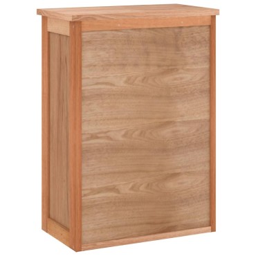 vidaXL Ντουλάπι Μπάνιου Επιτοίχιο 42x23x60cm από Μασίφ Ξύλο Καρυδιάς 1 τεμ.