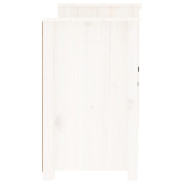 vidaXL Μπουφές Λευκός 164x37x68cm από Μασίφ Ξύλο Πεύκου 1 τεμ.